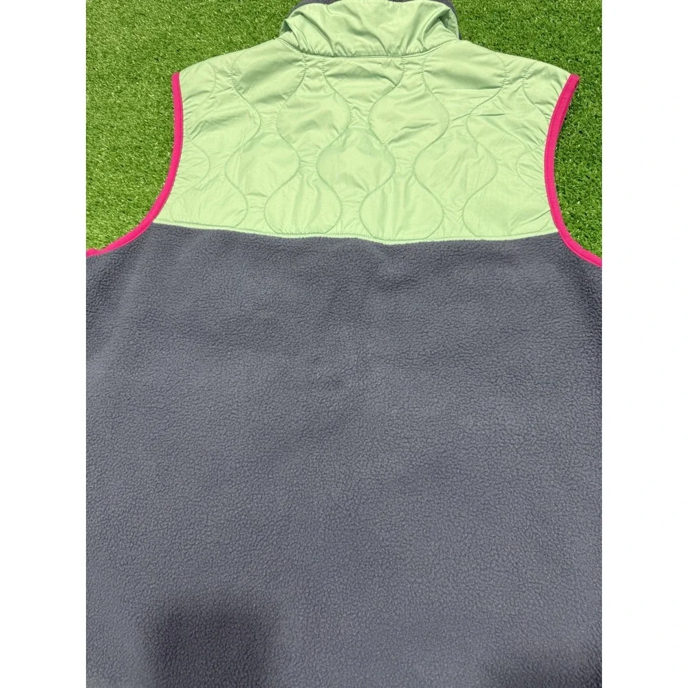 The North Face Men's Medium Royal Arch Vest Full Zip 2-Pocket Blue & Green NEW